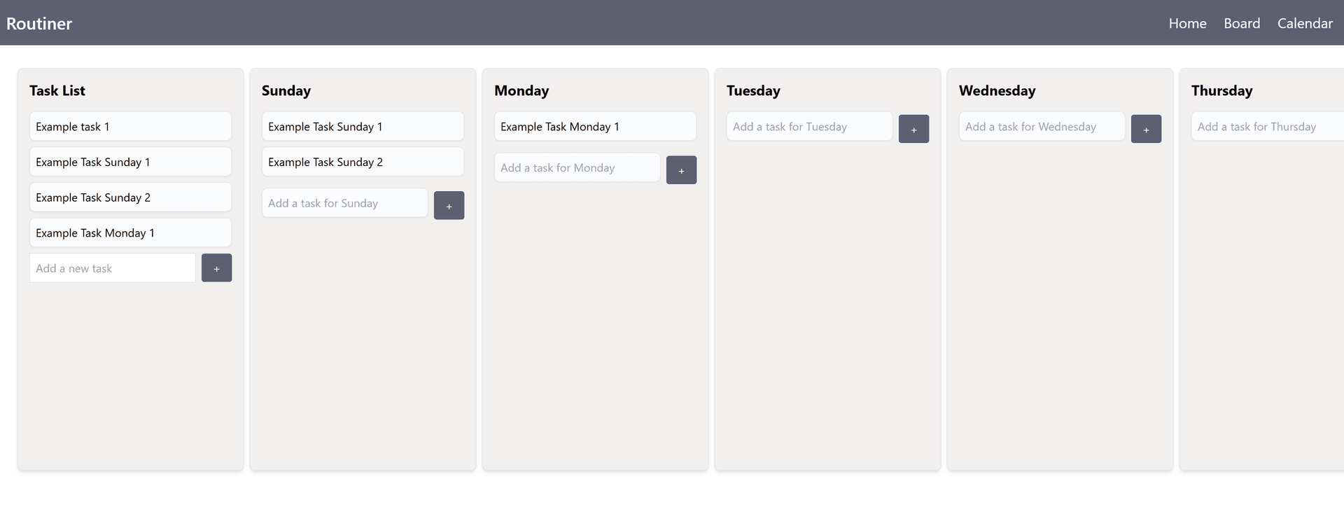Board Example